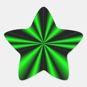 green star of hope star sticker