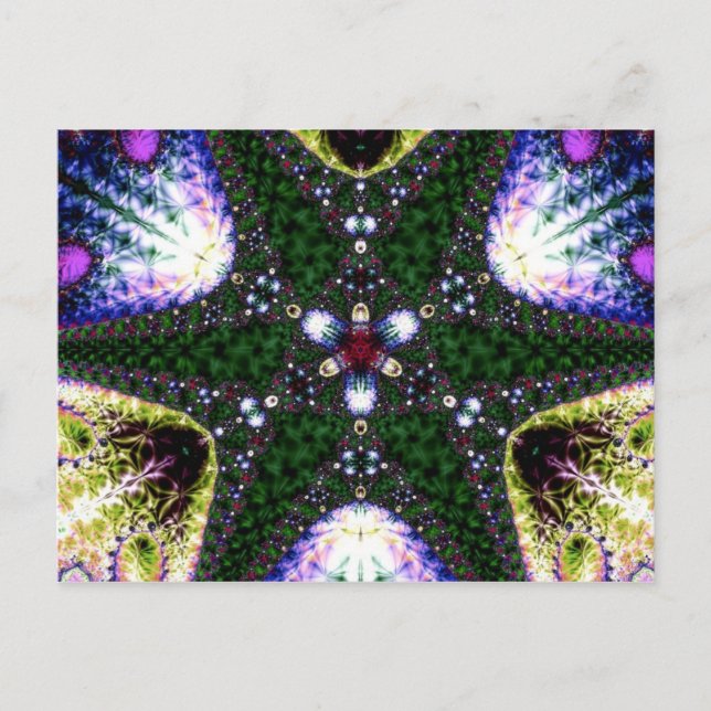 Green star postcard (Front)