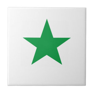 Green Star Tile