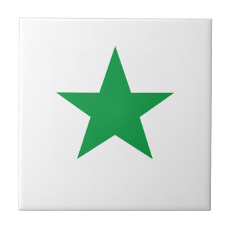Green Star Tile