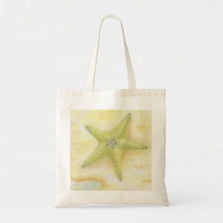 Green Starfish Tote bag