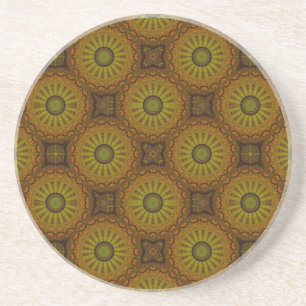 Green Stars Coaster