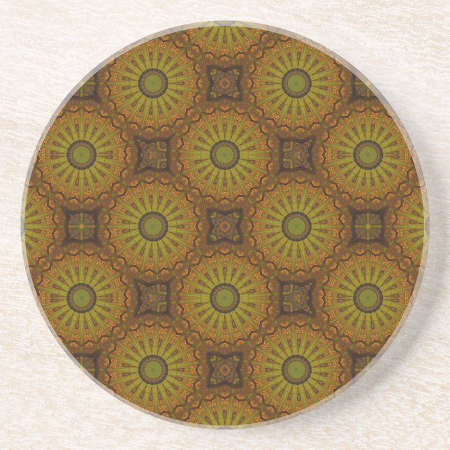 Green Stars Coaster (Front)