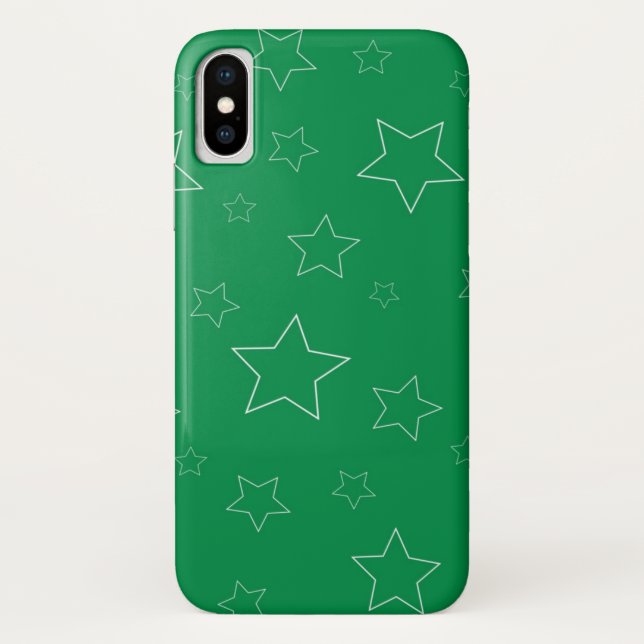 Green Stars iPhone / iPad case (Back)
