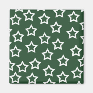Green Stars Magnet