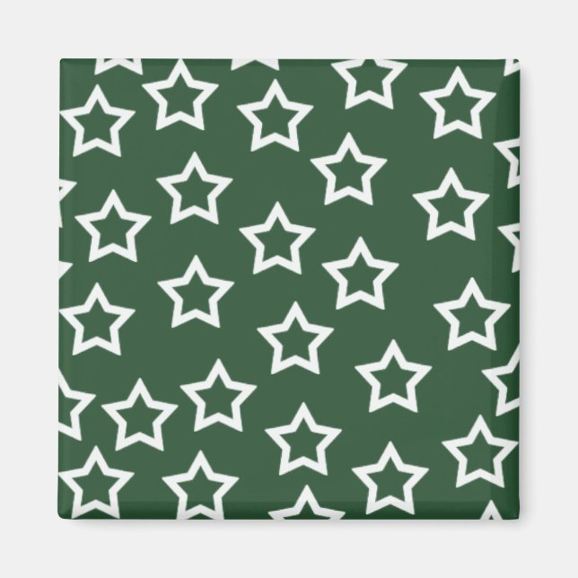 Green Stars Magnet (Front)