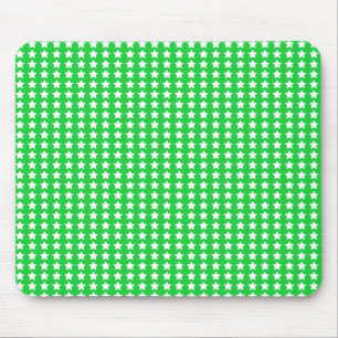 Green Stars Mouse Mat