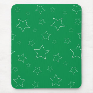 Green Stars Mousepad