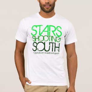 Green Stars Shooting South T-Shirt