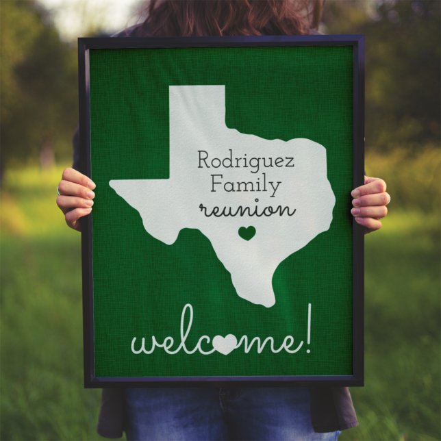 Green State of Texas Family Reunion Poster (Creator Uploaded)