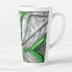 Green Steel Latte Mug