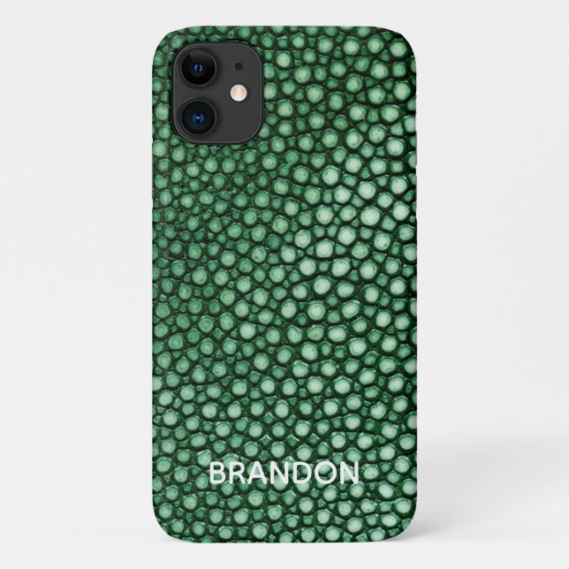 Green Stingray Case-Mate iPhone Case (Back)