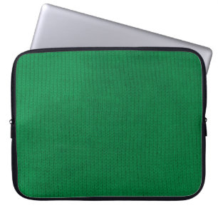 Green Stockinette Laptop Sleeve