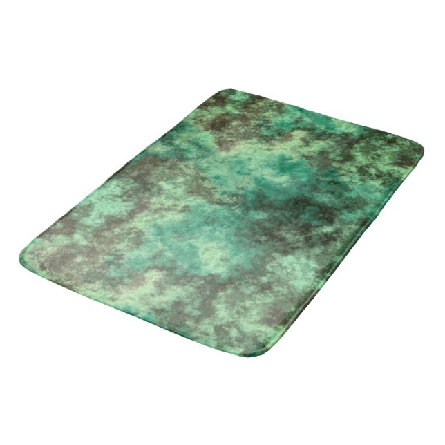 Green Stone Bath Mat (Angled)