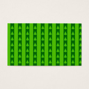 Green Striped Christmas Tree Pattern