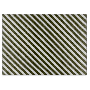 Green Striped Cutting Board