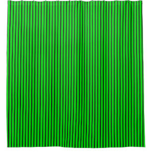 Green Striped texture Shower Curtain