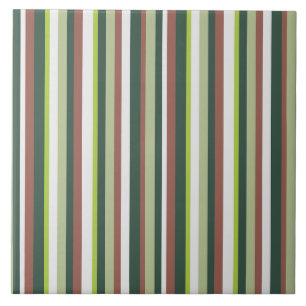 Green Striped Tile