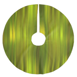 Green Striped Tree Skirt