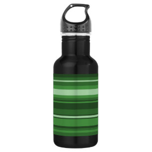 Green stripes 532 ml water bottle