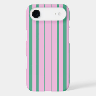 Green Stripes and Soft Pink iPhone 17 Air Case