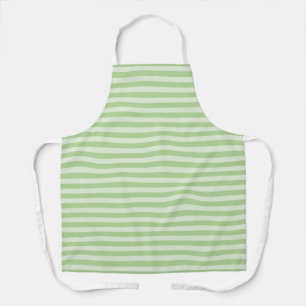 Green Stripes Apron
