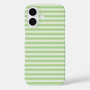 Green Stripes iPhone 16 Case