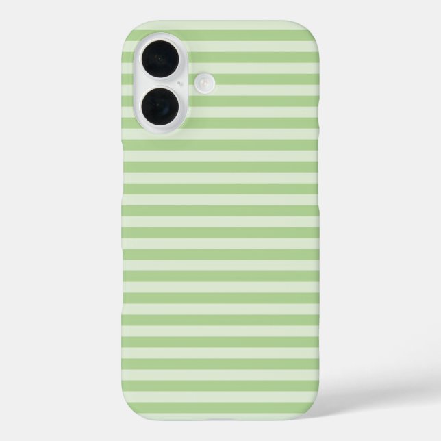 Green Stripes Case-Mate iPhone Case (Back)