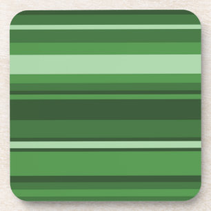 Green stripes coaster