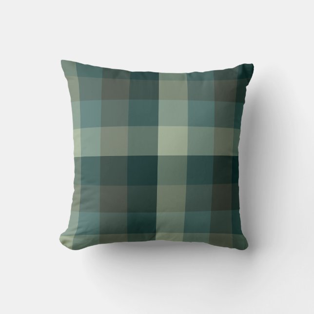 Green stripes cushion (Front)