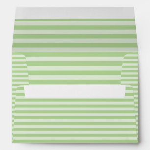 Green Stripes Envelope