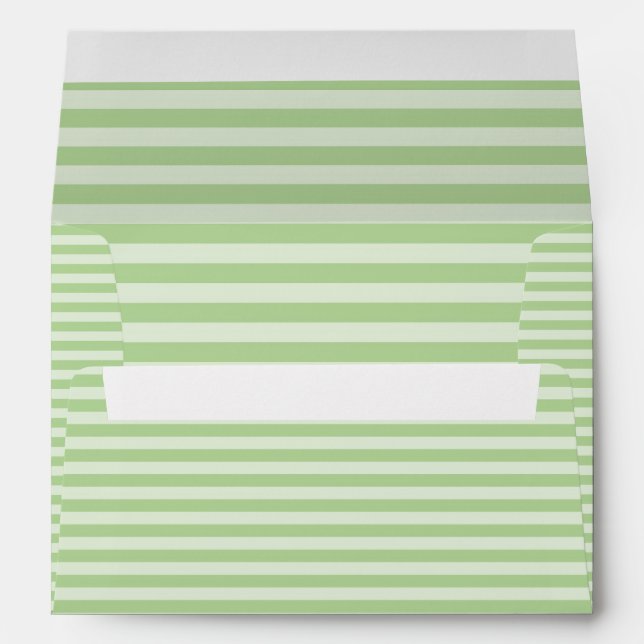 Green Stripes Envelope (Back (Bottom))