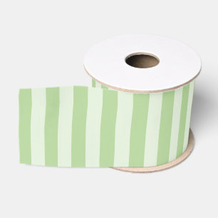 Green Stripes Grosgrain Ribbon