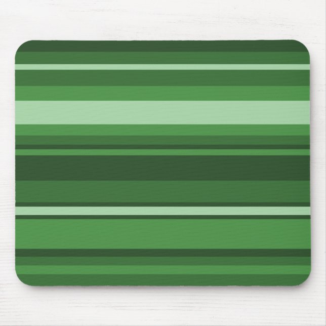 Green stripes mouse mat (Front)