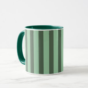 Green Stripes Mug