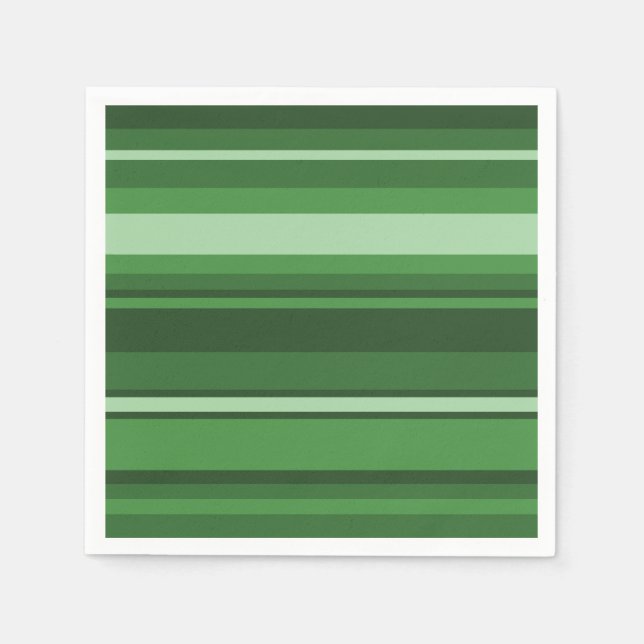 Green stripes napkin (Front)