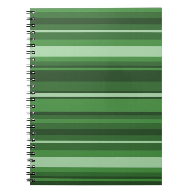 Green stripes notebook (Front)