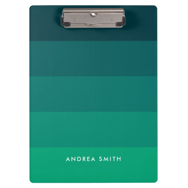 Green stripes palette clipboard (Front)