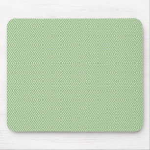 Green Stripes Squash Pattern Mouse Mat