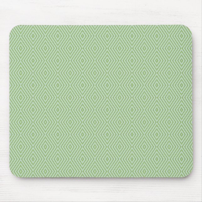 Green Stripes Squash Pattern Mouse Mat (Front)