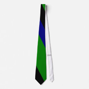 Green stripes tie
