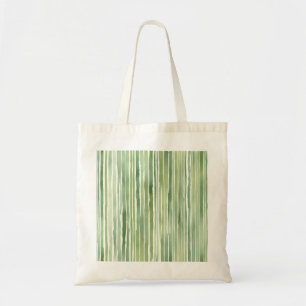 Green Stripes  Tote Bag