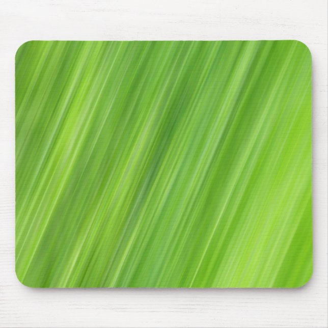 Green strips pattern mouse mat (Front)