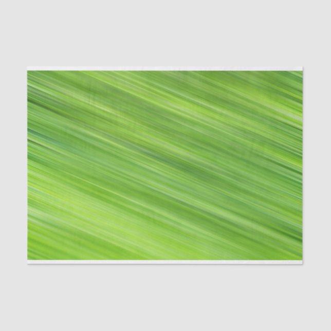 Green strips pattern tissue paper (Front)