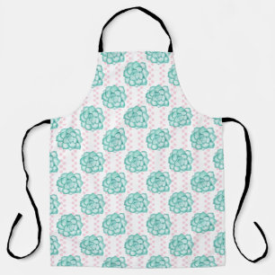 Green Succulent Apron