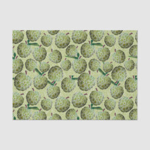 Green Sugar Apples, Tropical Fruit Tissue Paper