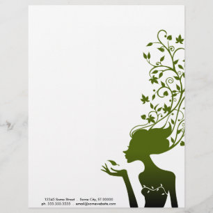 green sugar letterhead template