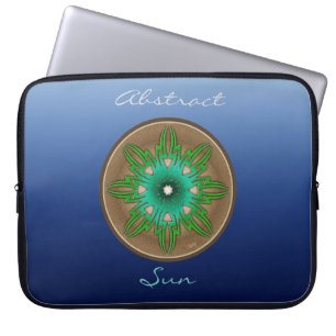 Green Sun Laptop Sleeve