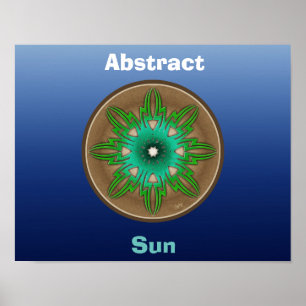 Green Sun Poster