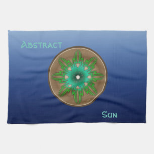 Green Sun Tea Towel
